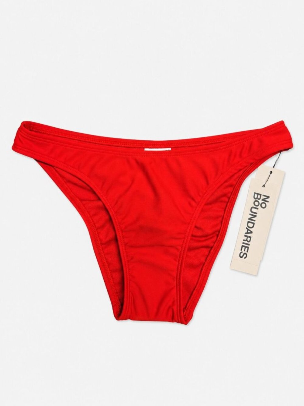 Women's Low Rise Red Bikini Bottoms Size XXS (00) NWT No Boundaries
